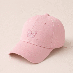 topi pink lucu